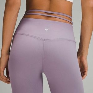 Lululemon align wrap waist tight 25 inch size 6 color : purpre ash